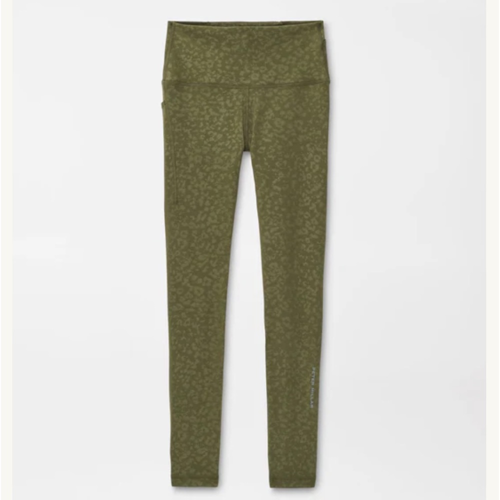 NEW💚 PETER MILLAR-WOMEN
NOVA PERFORMANCE EMBOSSED 7/8 LEGGING - DARK MILITARY